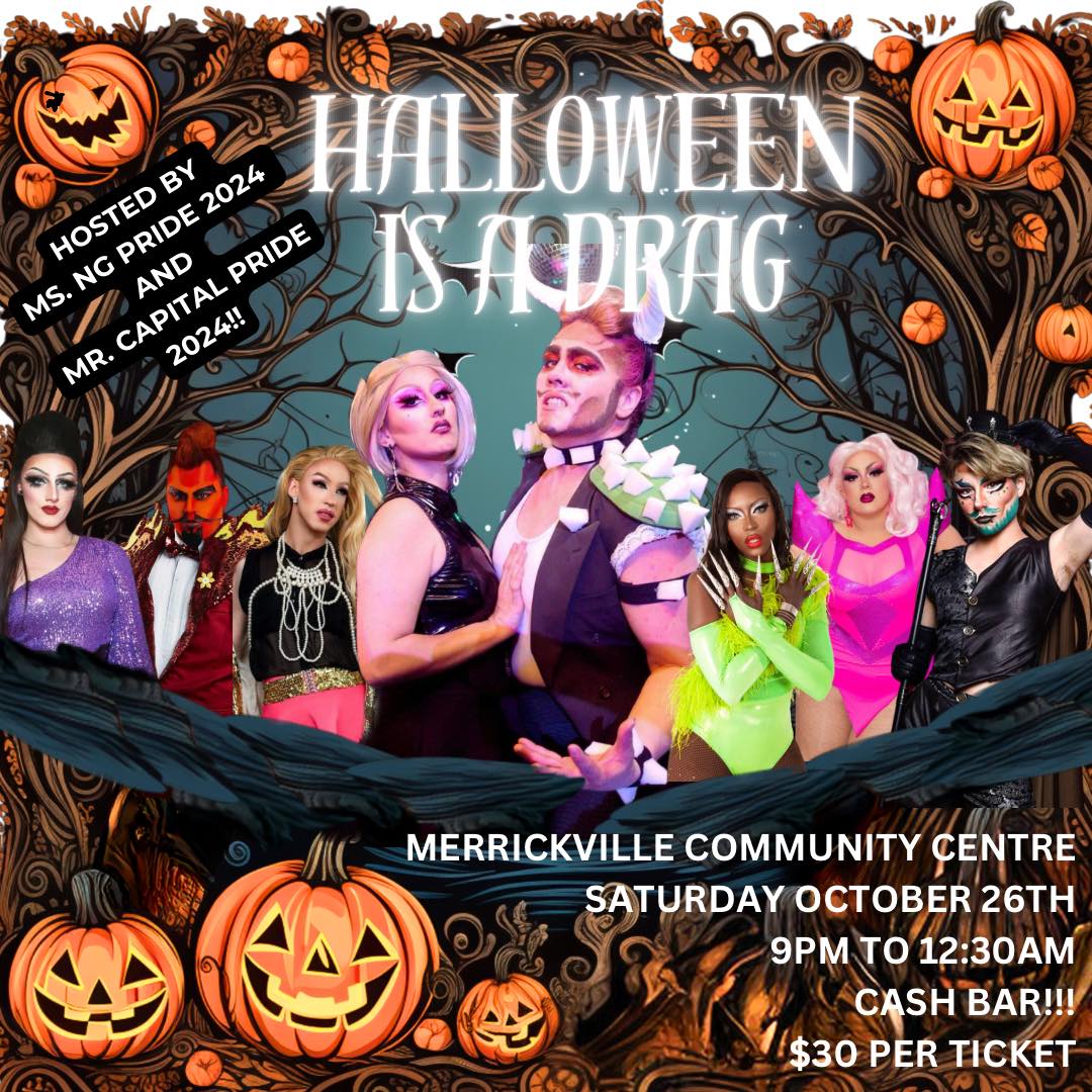 Halloween is a Drag - October 26, 2024 - Merrickville Community Centre